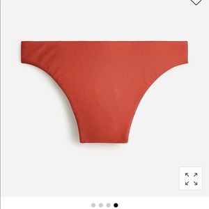 J Crew high rise cheeky bikini bottom S NWT